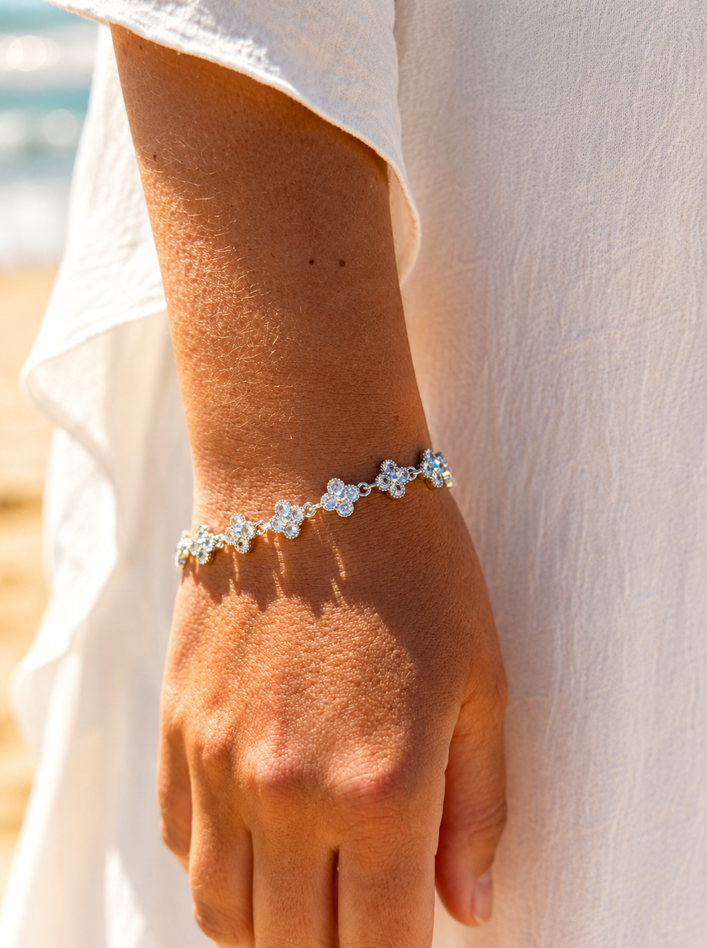 Bracelet bloomia argent